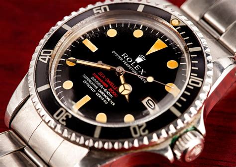 rolex sea dweller double red dial|Rolex Sea-Dweller price guide.